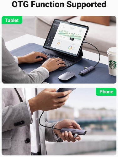 Hub de adaptador multifuncional Ugreen USB-c para 4 - Ugreen