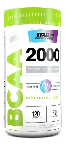 Bcaa 2000 X 120cap Star Nutrition Recuperacion Muscular