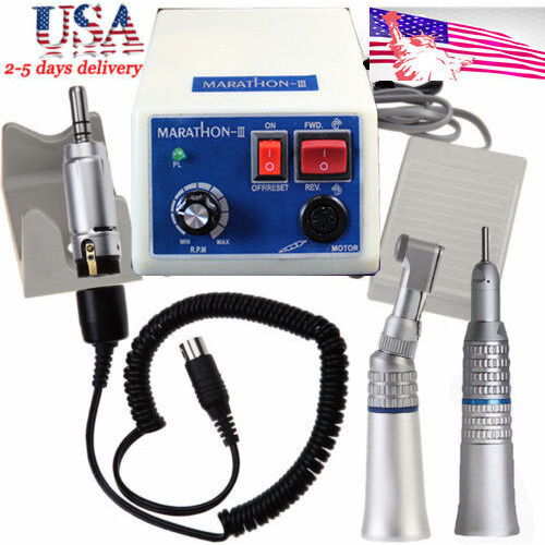 Dental Lab Marathon Micromotor N3 Straight Contra Angle  Wss