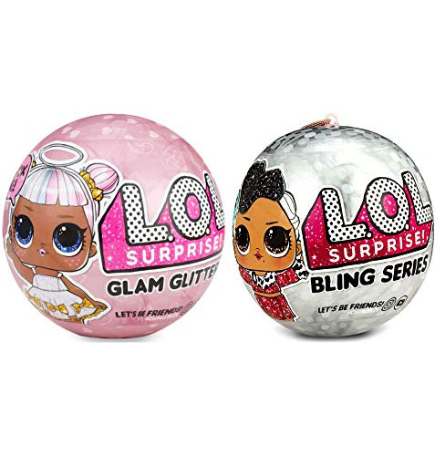 Lol Surprise Dolls Deluxe Bundle - 1 Bling Y 1 Glam Glitter