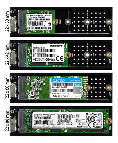 Adaptador M.2 Sata 7+17 Para Macbook 2012-2013 A1398 A1425
