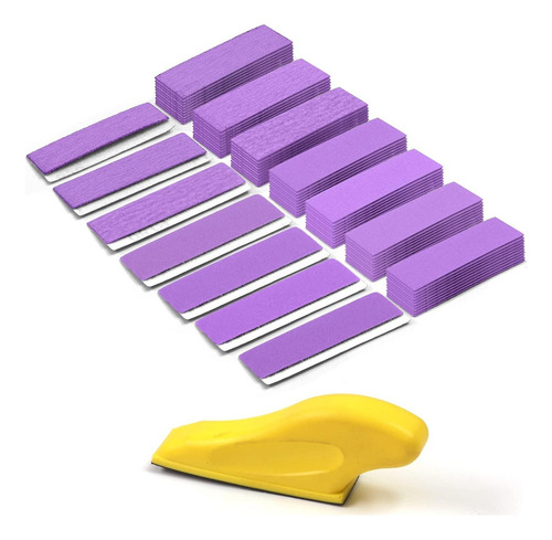 Kit De Papel De Lija Maxman 70pcs Húmedo Y Seco 80-600
