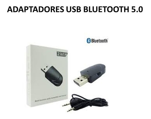 Adaptadores Bluetooth Receptor Audio  Usb Tv Auto Aux Tx/rx