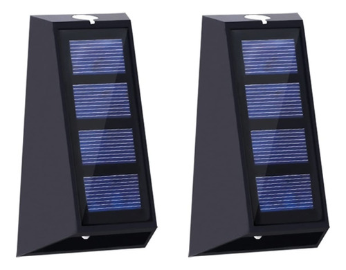 Luz Led Para Terraza Escalon Jardin Lampara Solar 2