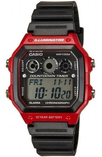 Relógio Masculino Casio Digital Esportivo Ae-1300wh-4avdf