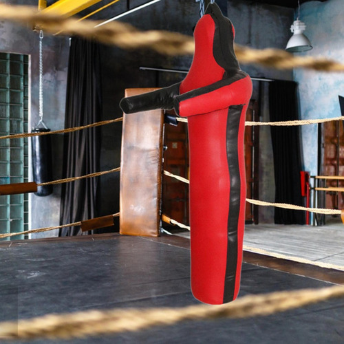 Muñeco De Lucha Libre Multifuncional, Saco De Rojo 130cm