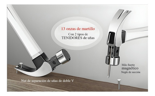 Martillo De Acero Resistente Para Carpintería