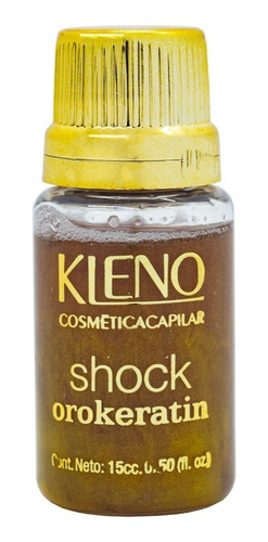 Kleno Egyptian Gold 24k Shock Keratina Ampolla Brillo 15ml