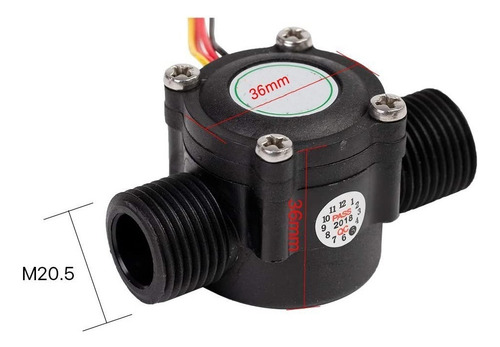 Caudalimetro Sensor Flujo 30l/min Yf-s201 Arduino Efect Hall