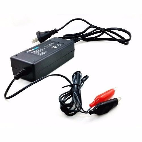 Imagen 3 de 5 de Cargador De Baterias De Gel 12v 2ah Alarmas Juguetes