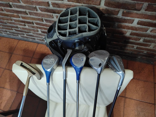 Bolsa Golf Nike, 14 Div, 12 Bolsillos Y Palos De Juego Golf (Usado)