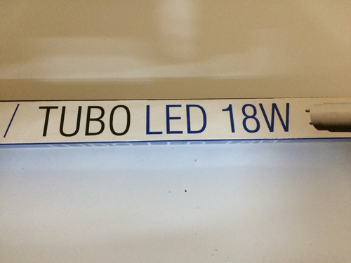 Tubo Led T8 18 W Luz Blanca 1.20 Mt