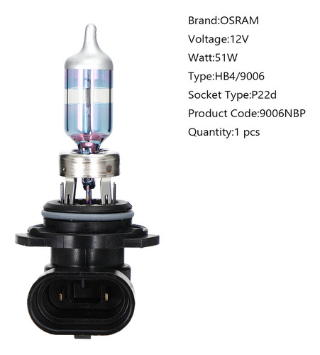 Hb4 Osram Night Breaker Plus Con Hasta Un 90% De Luz