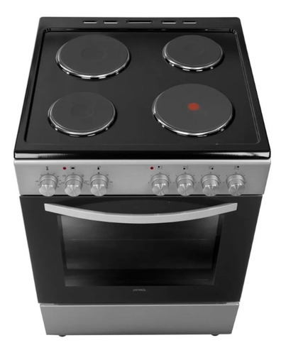 Cocina Electrica Atma Cch062p Hotplate 60cm Luz Interior Pce