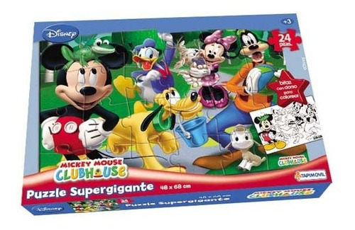 Rompecabezas Mickey Mouse Puzzle Disney 24 P Gigante Premium