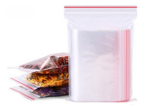 Saco Plástico Zip Lock Hermético Nº2 - 6x10 C/ 1000 Unidades