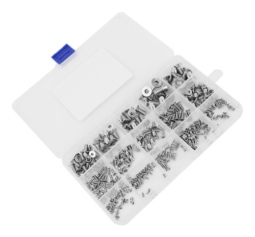 320 Piezas M2-m6 Hexagonal Cabeza Plana Acero Inoxidable Ss3