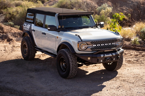 Imagen 8 de 10 de Base Montaje Bracket De Barra Led Dv8 Off Road Ford Bronco