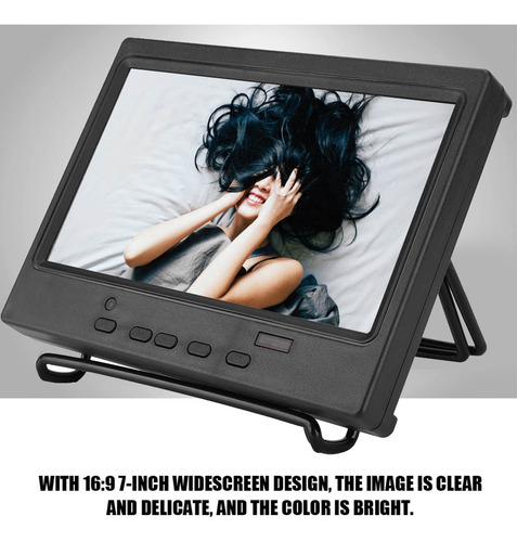 Pantalla Estéreo De 7 Pulgada Soporte Hdmi/vga/av Para Coche