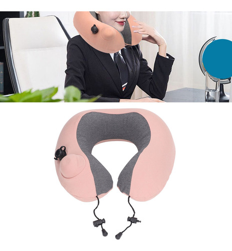 Almohada Cervical De Viaje Con Reposacabezas Inflable En For
