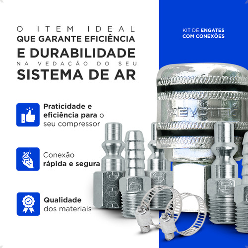 Engate Rápido 1/4 Fêmea Compressor Chiaperini Wayne Tekna