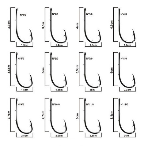 Anzol Marine Sports 4330 Nº9/0 Cx 50pcs