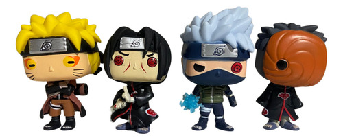 Combo Funko Pop Naruto Itachi Naruto Sasuke E Kakashi
