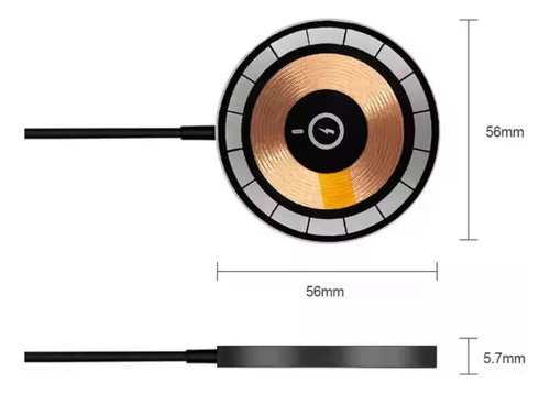 Cable De Carga Inalámbrico Magsafe Usb-c 15w iPhone