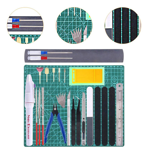 Juego De Herramientas Para Modelos De 33 Piezas, Kit De
