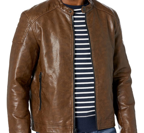 Campera De Cuero Tommy Hilflinger Original Nueva
