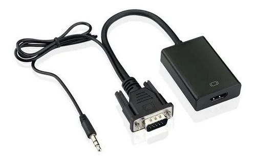 Convertidor Vga A Hdmi Con Audio Full Hd 1080p