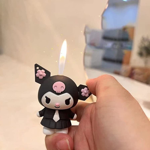 Encendedor Hello Sanrio-kuromi 3d Tipo Funko Flama Potente