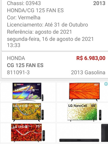 Imagem 7 de 7 de Honda Fan 125 Es