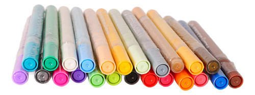 Juego De Bolígrafos Acrílicos De 24 Colores Rotuladores
