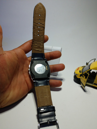 Reloj Sony Ericsson Original Leer Descripción Negro Piel Azul Plateado (Usado)
