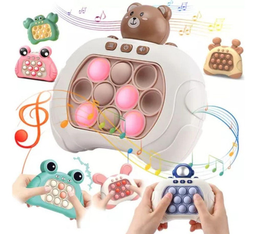 Brinquedo Infantil De Apertar - Som E Luz, Jogo Divertido