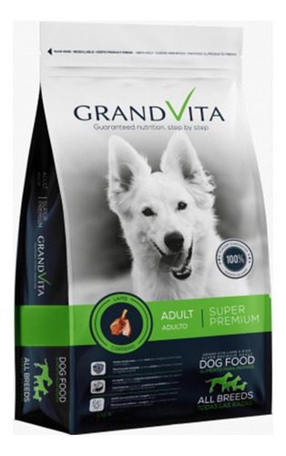 Grand Vita Adulto Sabor A Cordero | Comida Perro X 8 Kg