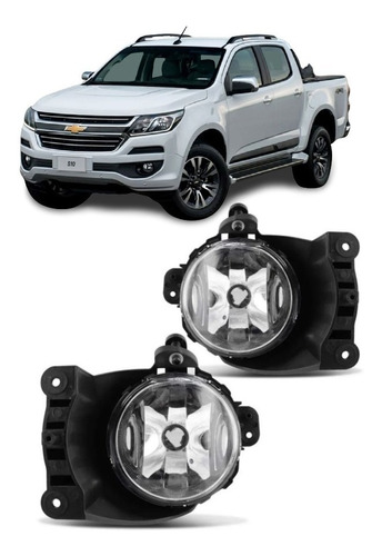 Juego De Faros Auxiliares P/ Chevrolet S10 2017 2018 2019