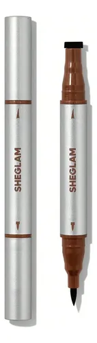 Sheglam Wing It Delineador Doble Con Sello De Ala Color Brown