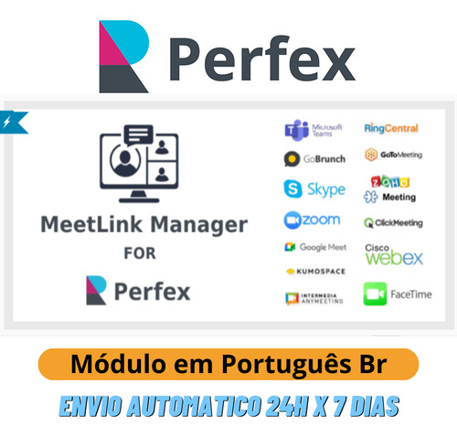 Módulo Perfex Crm - Meetlink Manager For Perfex Crm