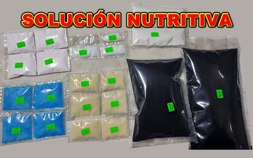 Solución Nutritiva Madre Para Cultivos Hidropónicos 200 Lts