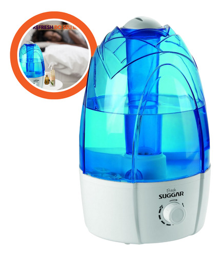 Umidificador A Vapor Difusor Ultrassônico Suggar Fresh Um4 Branco