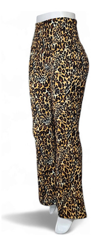 Calza Pata Elefante Animal Print-pantalón Flare -flare Pants