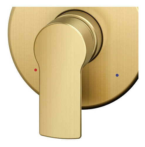 Acabamento Monocomando 1/2 Docol Argon Ouro Escovado 0084837 Cor Dourado