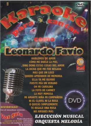 Dvd - Karaoke / Leonardo Favio  (df) - Original Y Sellado