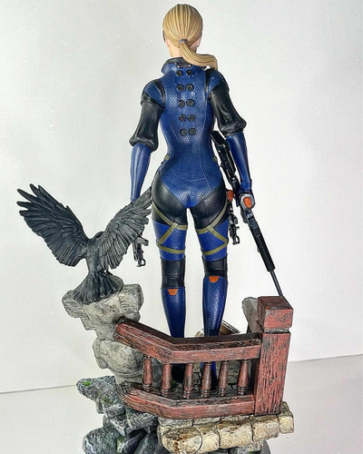 Jill Valentine Resident Evil 5 1/6 35cm Action Figure 3d