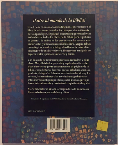 Abramos La Biblia, Mary Batchelor Estudio, De Mary Batchelor. Editorial Sociedades Bíblicas Unidas En Español