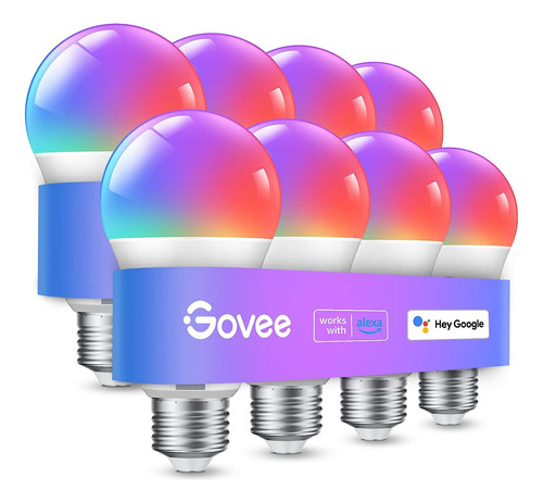 Luces Inteligentes Govee 8 Smart Bombillos A19