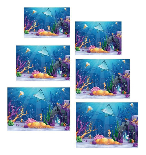 Adesivo De Papel De Parede Do Tanque De Peixes Xs