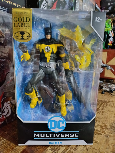 Dc Multiverse Mcfarlane Batman Yellow Lantern Gold Label (Usado)